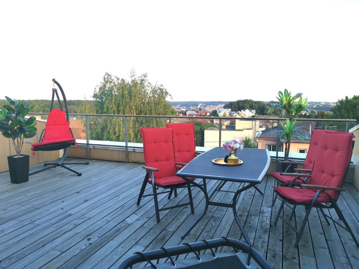 Leilighet Luxury Penthouse With Large Terrace & Panoramic Old Town View